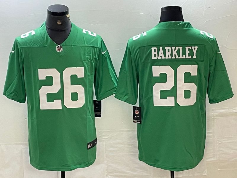 Men Philadelphia Eagles 26 Barkley Green 2024 Nike Vapor Untouchable Limited NFL Jersey